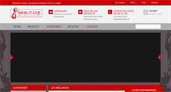 Desktop Screenshot of epicesandlove.be